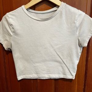 Wild Fable White Crop Top